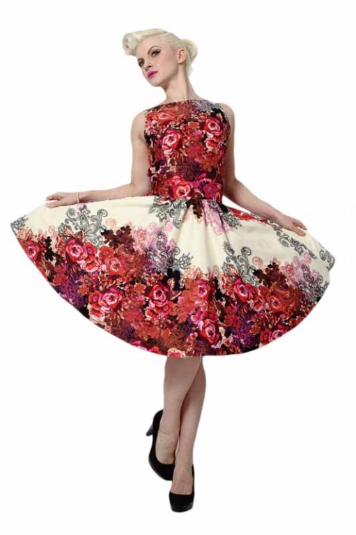 Cream tea dress clearance